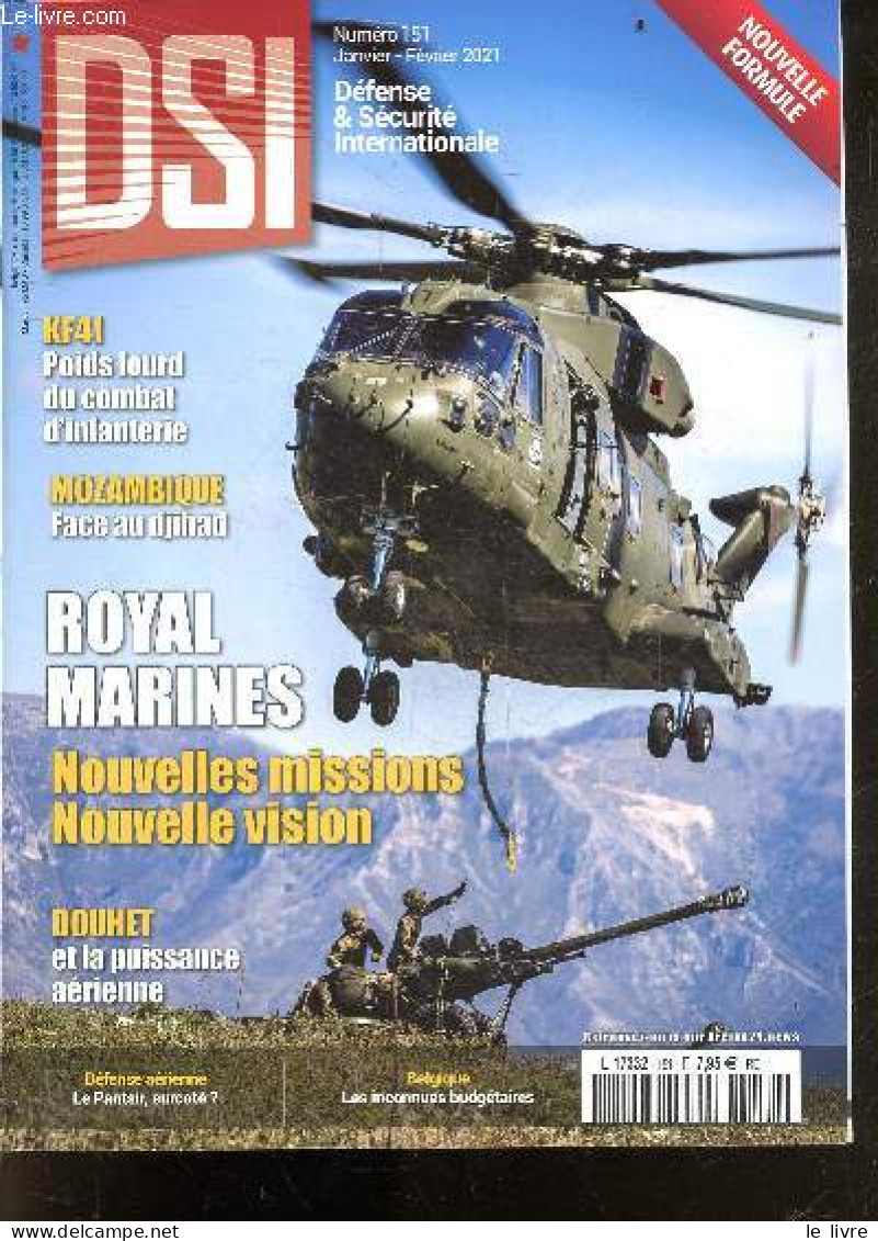DSI Defense & Securite Internationale N°151 Janvier Fevrier 2021- KF41 Poids Lourd Du Combat D'infanterie- Mozambique Fa - Autre Magazines