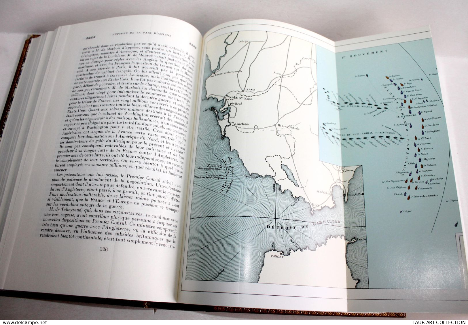 HISTOIRE DU CONSULAT ET DE L'EMPIRE Par A. THIERS, ILLUSTRÉ GRAVURE & CARTE 1972 / ANCIEN LIVRE XXe SIECLE (1803.168) - History