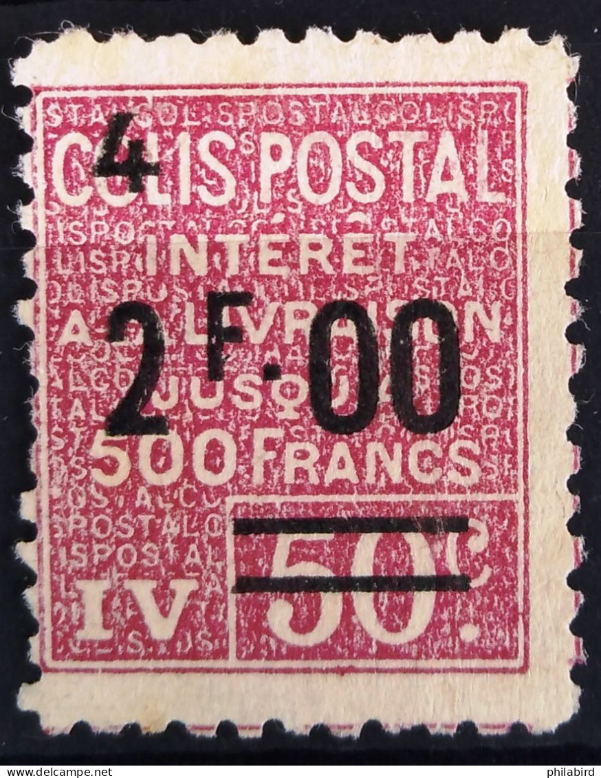 FRANCE                          COLIS POSTAUX   N° 75                    NEUF SANS GOMME - Ungebraucht