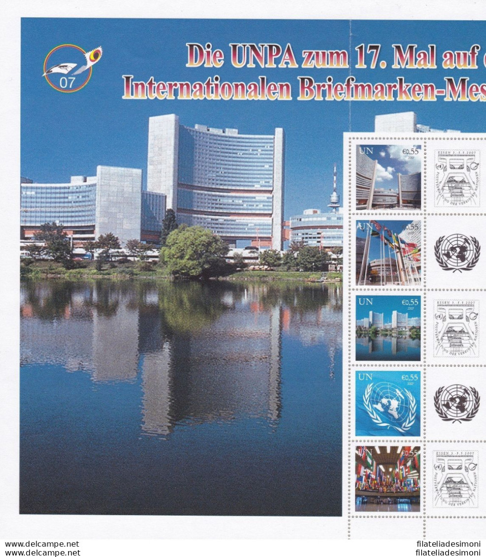 1980/2007, ONU VIENNA,  COLLEZIONE COMPLETA SU FOGLI ED ALBUM MARINI - Otros & Sin Clasificación