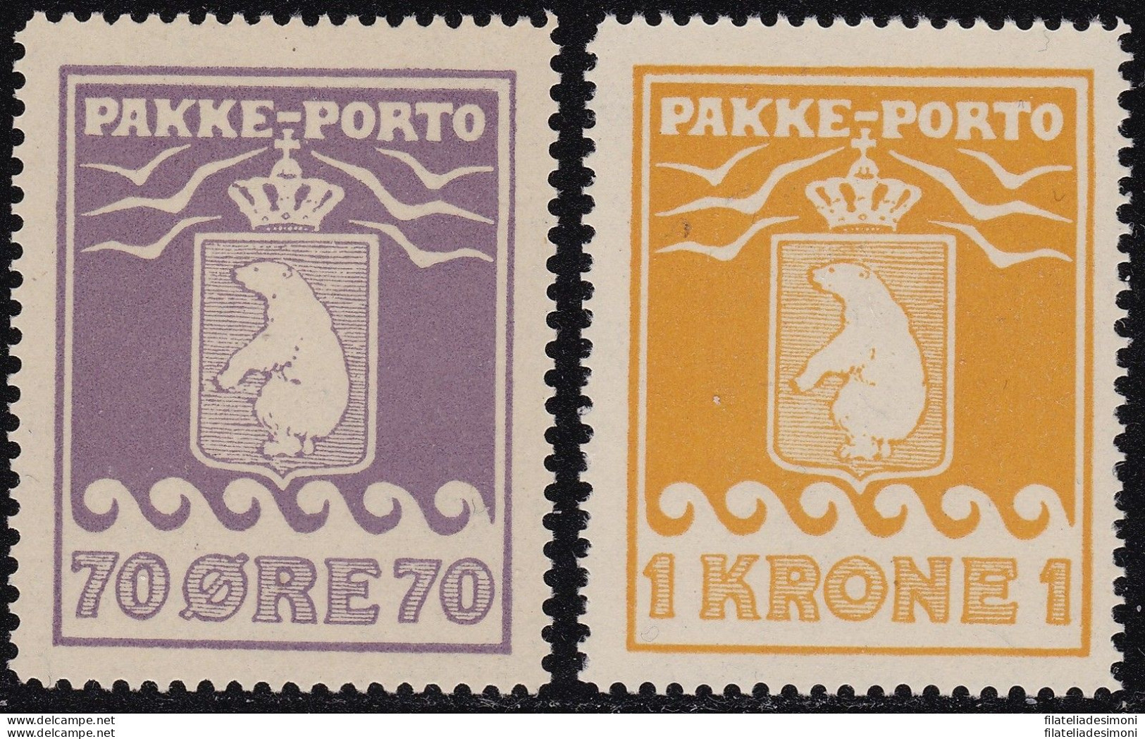 1930 GROENLANDIA , Pacchi Postali 10/11  MNH/** - Otros & Sin Clasificación