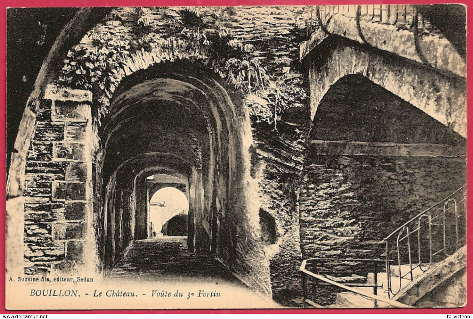 C.P. Bouillon =  Le  Château   :  Voûte  Du 3e Fortin - Bouillon