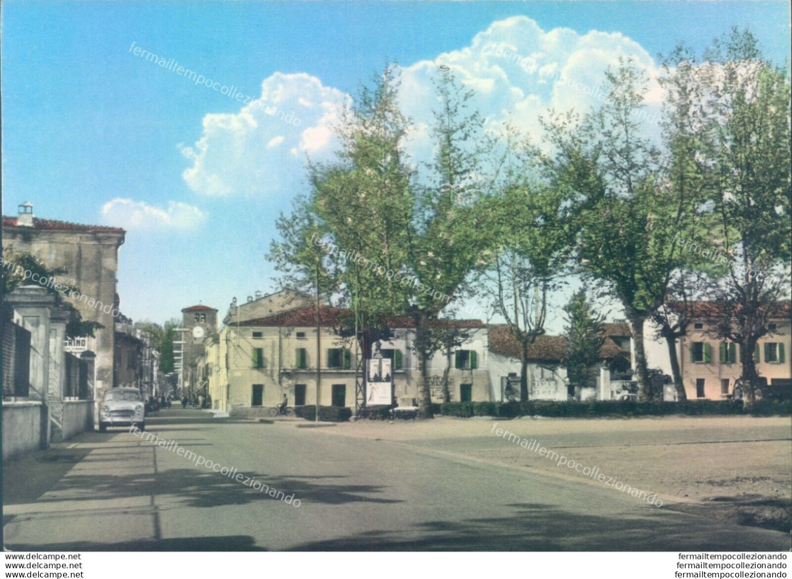 P239 Bozza Fotografica Goito Piazza G.matteotti Provincia Di Mantova - Mantova