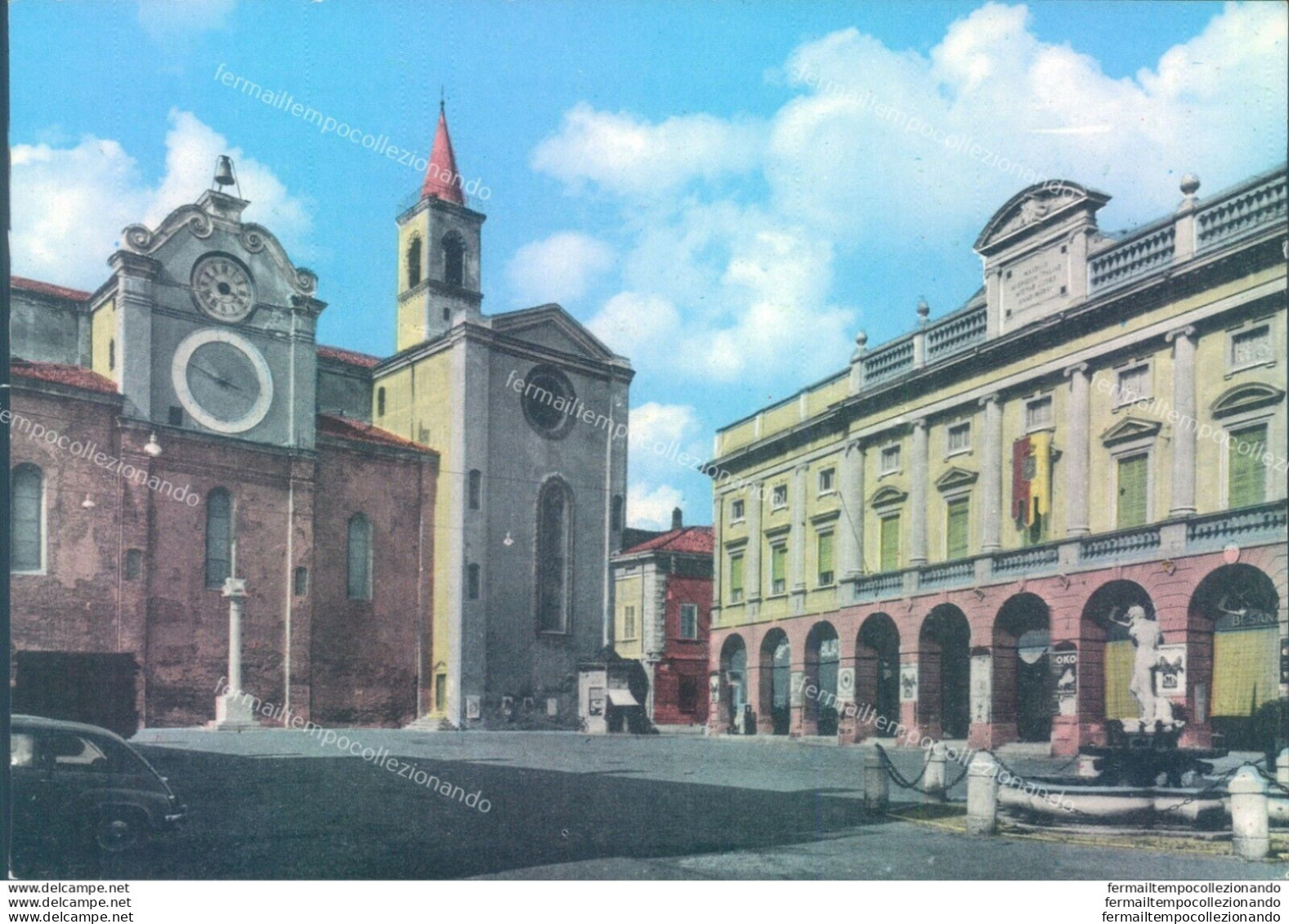 P291 Cartolina  Asola Piazza Xx Settembre Provincia Di Mantova - Mantova