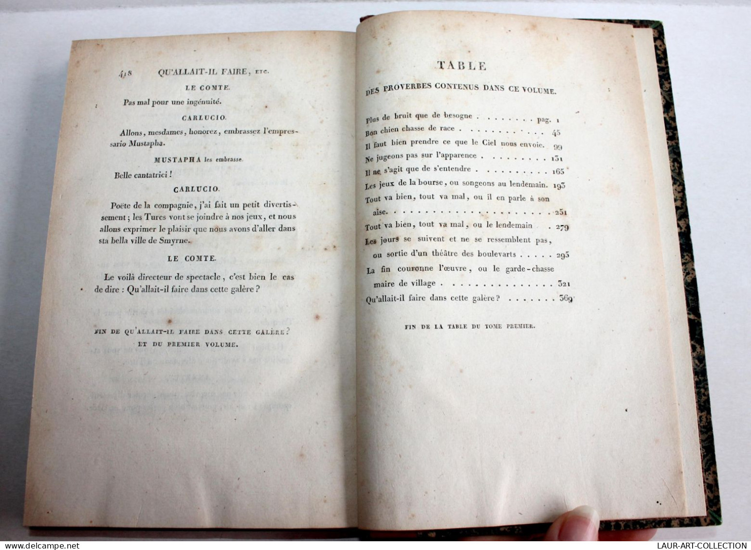 PROVERBES DRAMATIQUES Par ETIENNE GOSSE, TOME I 1820 LADVOCAT LIVRE THEATRE XIXe / ANCIEN LIVRE XIXe SIECLE (1803.173) - Autori Francesi
