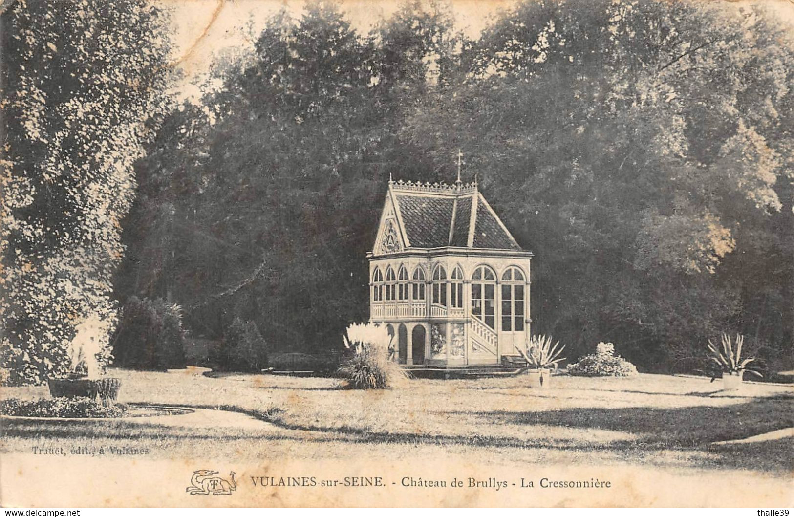 Vulaines Sur Seine Château De Brullys Canton Fontainebleau Salamandre - Other & Unclassified