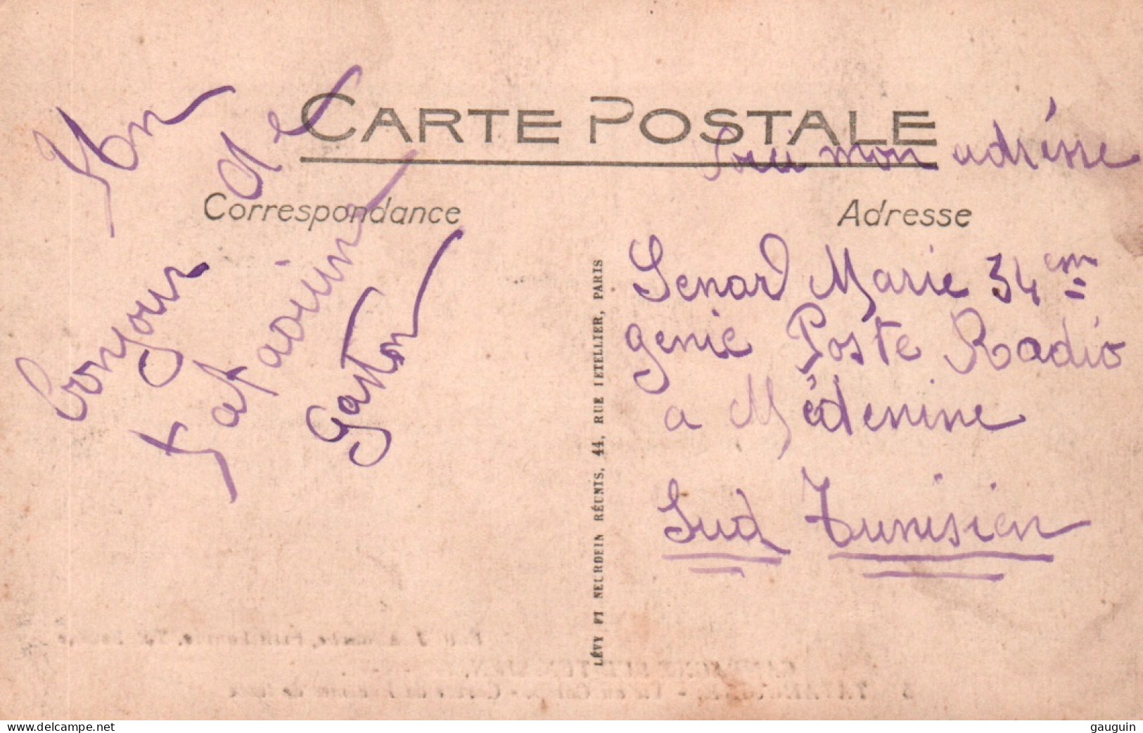 CPA - TATAHOUINE - Campagne Sud-Tunisien 1915/17 - Vie Au Camp Corvée De Pommes De Terre - Edition J.Allouche - Tunisie