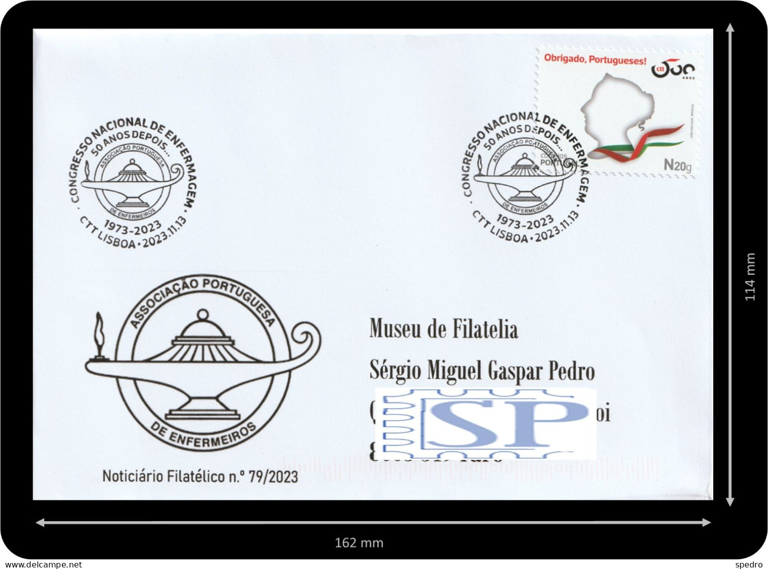 Portugal 2023 Carimbo Comemorativo Congresso Nacional De Enfermagem - 50 Anos Depois Saúde Health Santé Salud - Postmark Collection