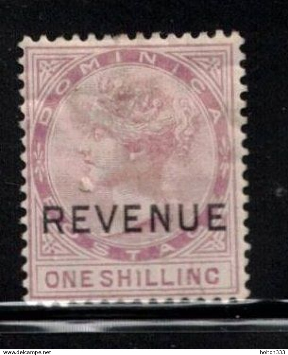 DOMINICA Scott # 9 MH - With Revenue Overprint - Dominica (...-1978)