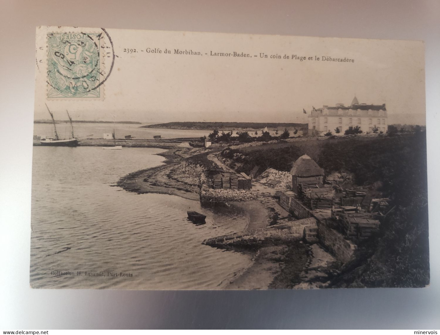 Larmor Baden - Un Coin De Plage Et Le Debarcadere - Larmor-Plage