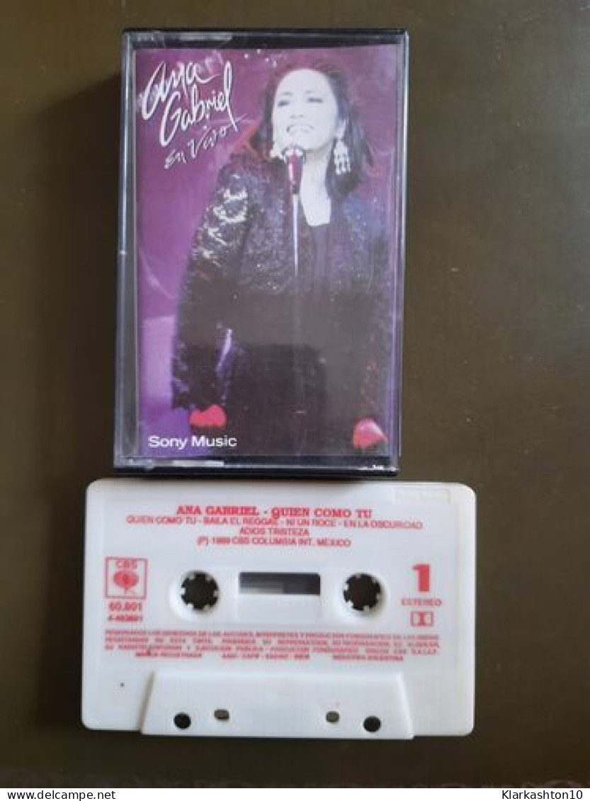 K7 Audio : Ana Gabriel En Vivo - Audio Tapes