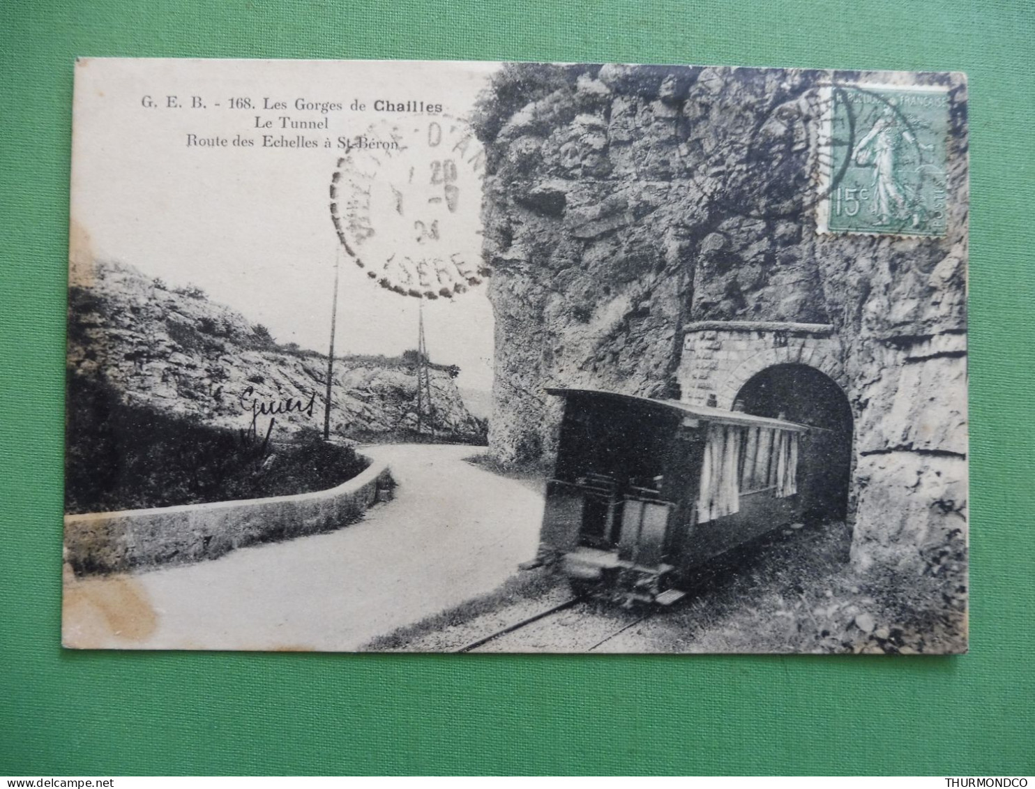 73 - C.V.S.B. LES GORGES DE CHAILLES TUNNEL TRAIN - Andere & Zonder Classificatie