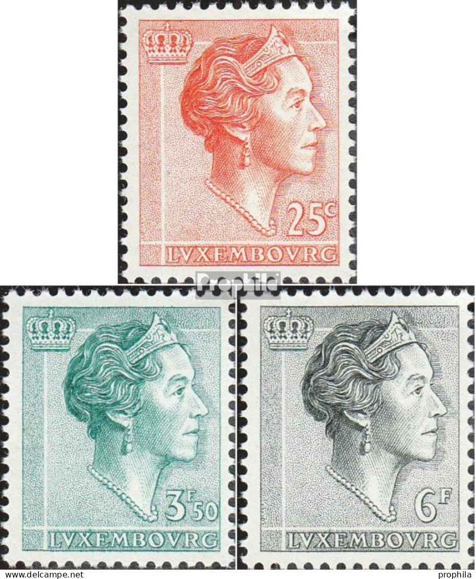 Luxemburg 690-692 (kompl.Ausg.) Postfrisch 1964 Großherzogin Charlotte - Nuevos