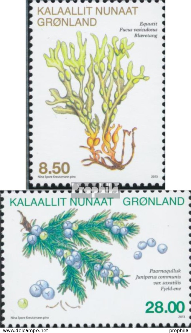 Dänemark - Grönland 643-644 (kompl.Ausg.) Postfrisch 2013 Gewürzpflanzen - Unused Stamps