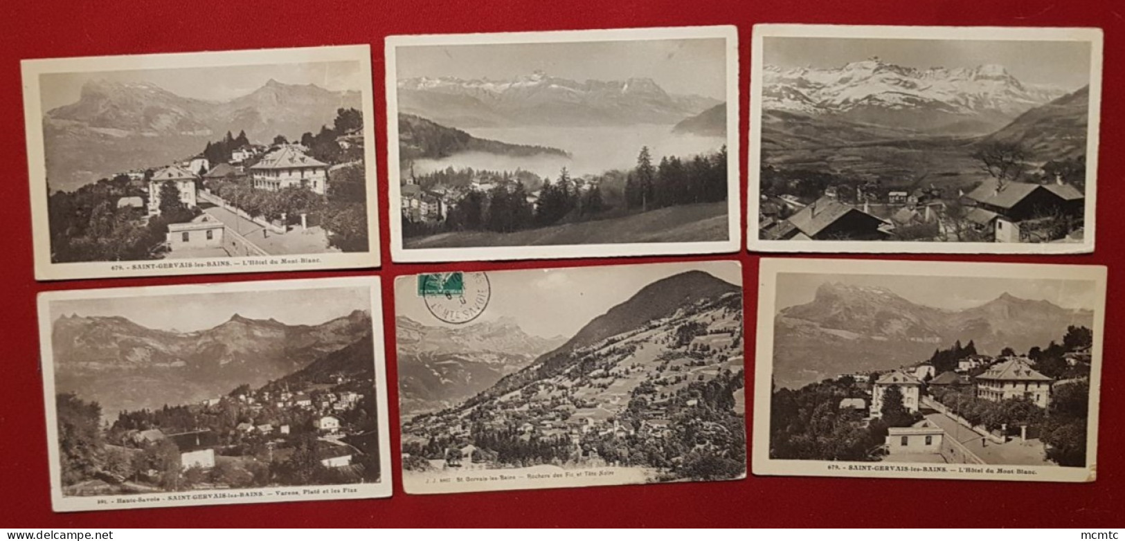 10 Cartes -   Saint-Gervais-les-Bains    -( 74 -  Haute Savoie  ) - Saint-Gervais-les-Bains