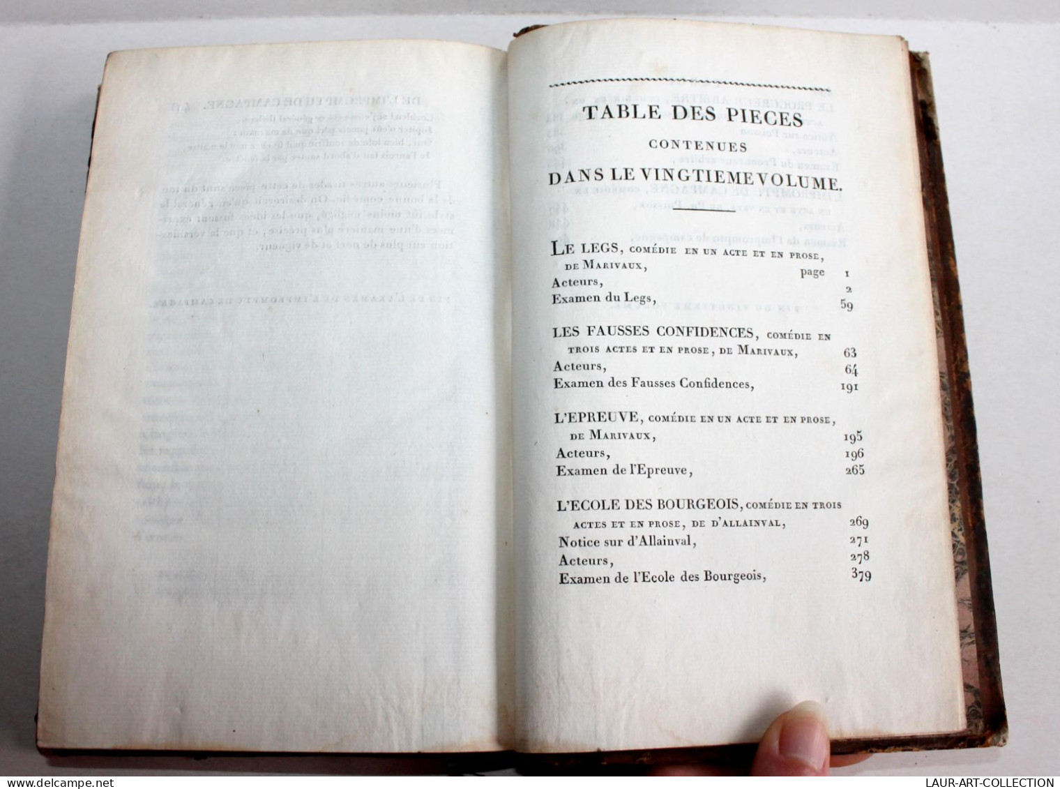 REPERTOIRE DU THEATRE FRANCOIS, RECUEIL DES TRAGEDIES & COMEDIES De PETITOT 1804 / ANCIEN LIVRE XIXe SIECLE (1803.178) - Auteurs Français