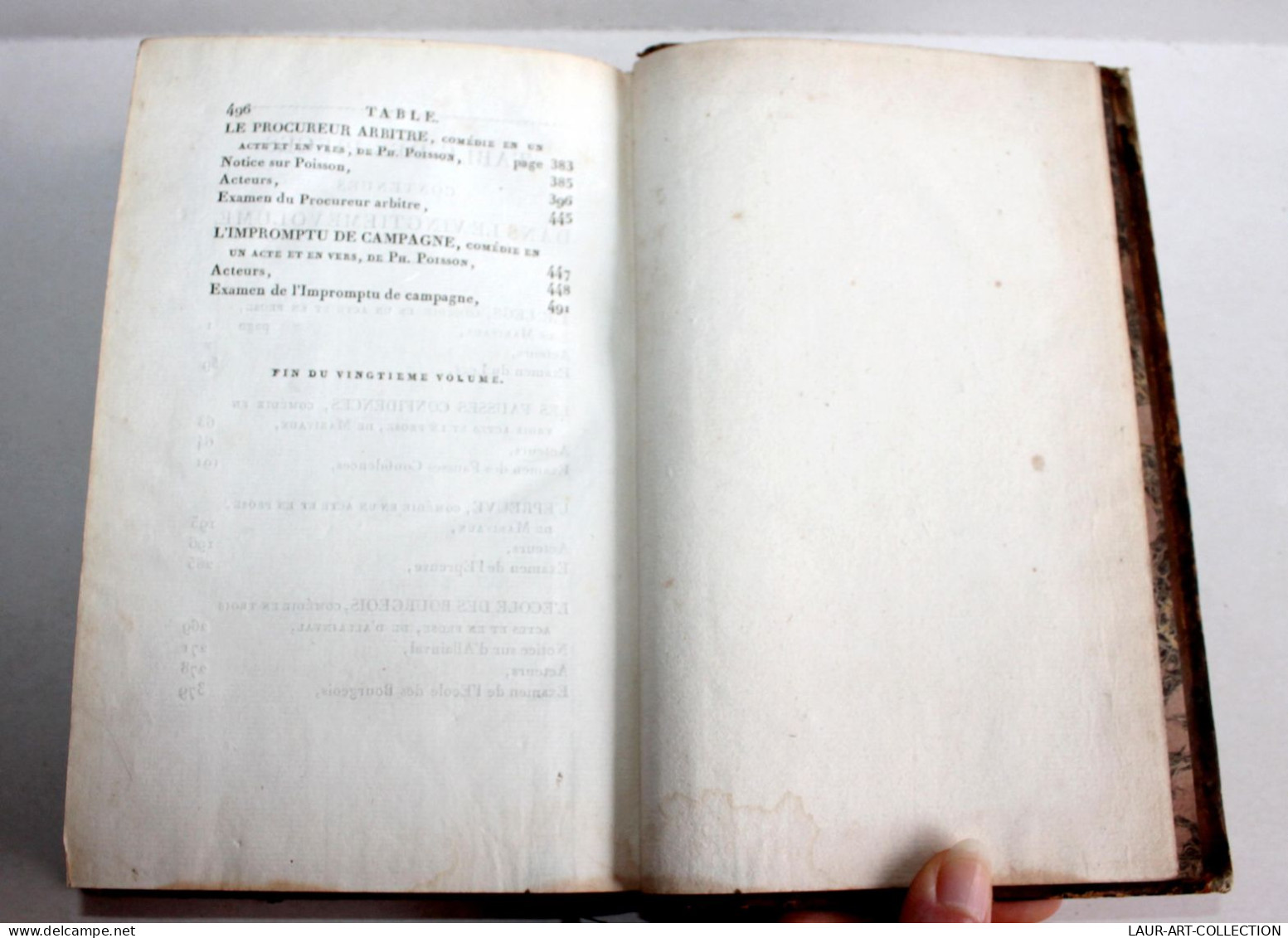 REPERTOIRE DU THEATRE FRANCOIS, RECUEIL DES TRAGEDIES & COMEDIES De PETITOT 1804 / ANCIEN LIVRE XIXe SIECLE (1803.178) - Franse Schrijvers