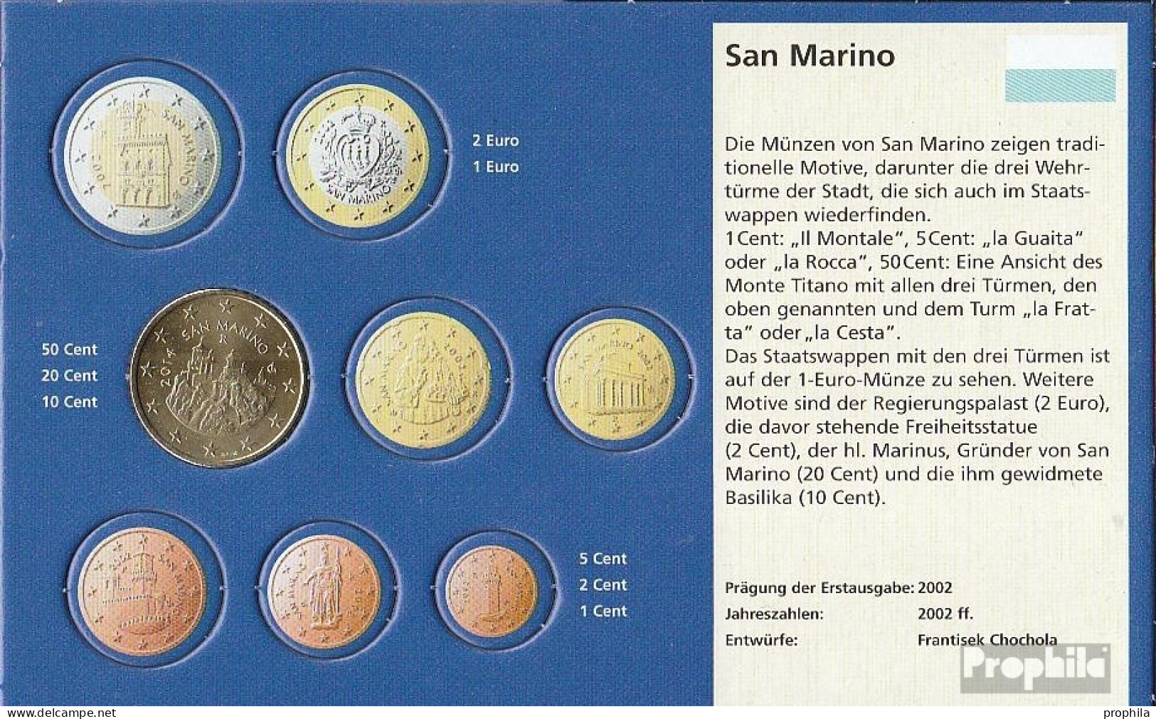 San Marino SMA 6 2014 Stgl./unzirkuliert 2014 Kursmünze 50 Cent - San Marino