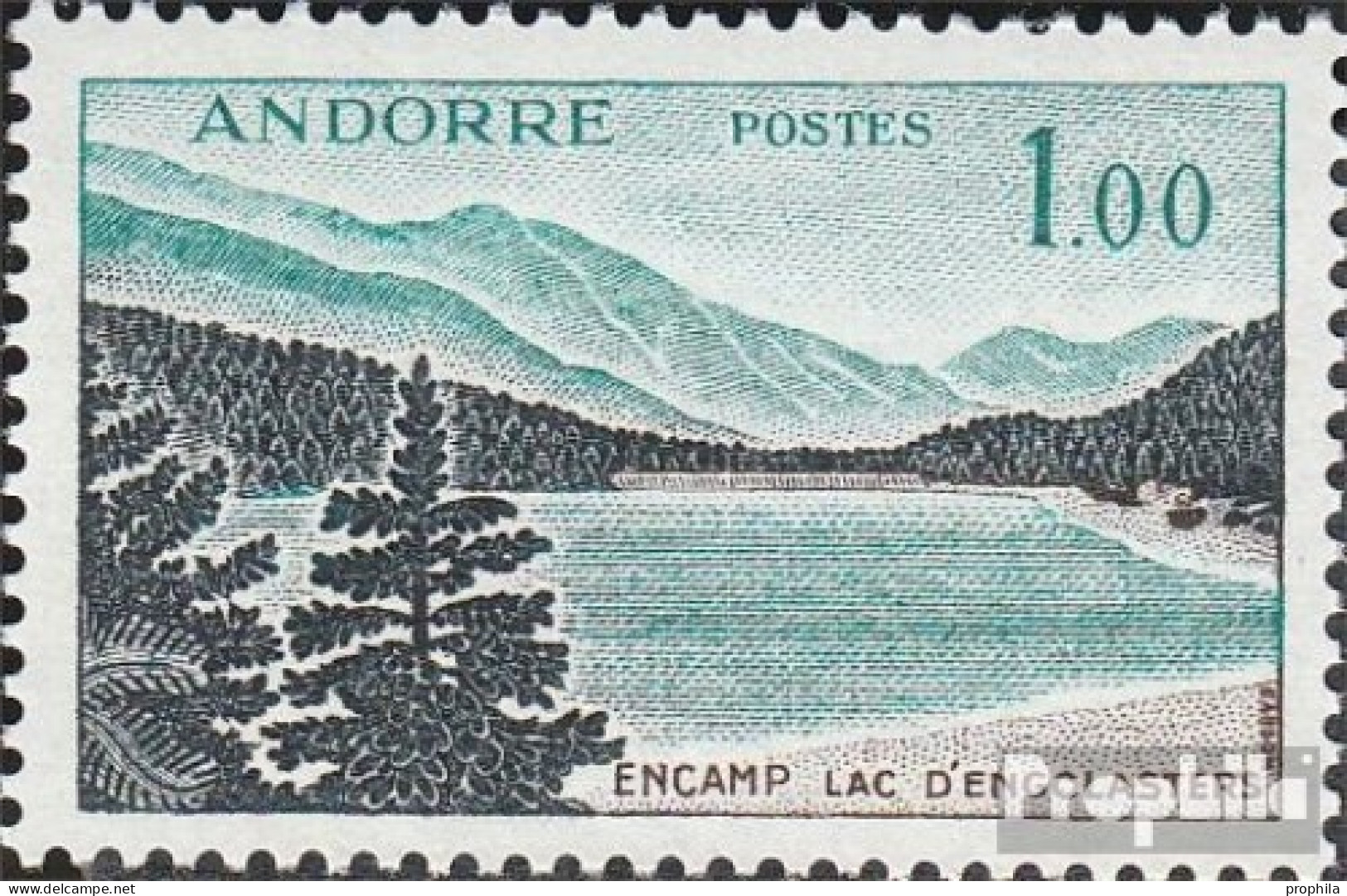 Andorra - Französische Post 174 Postfrisch 1961 Landschaften - Neufs