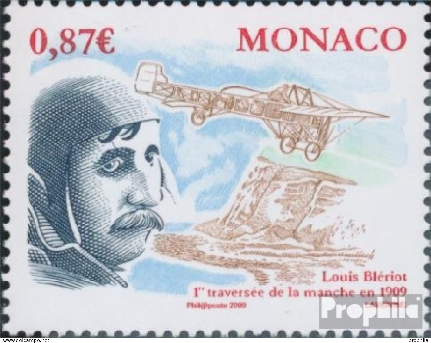 Monaco 2921 (kompl.Ausg.) Postfrisch 2009 Überquerung Des Ärmelkanals - Neufs