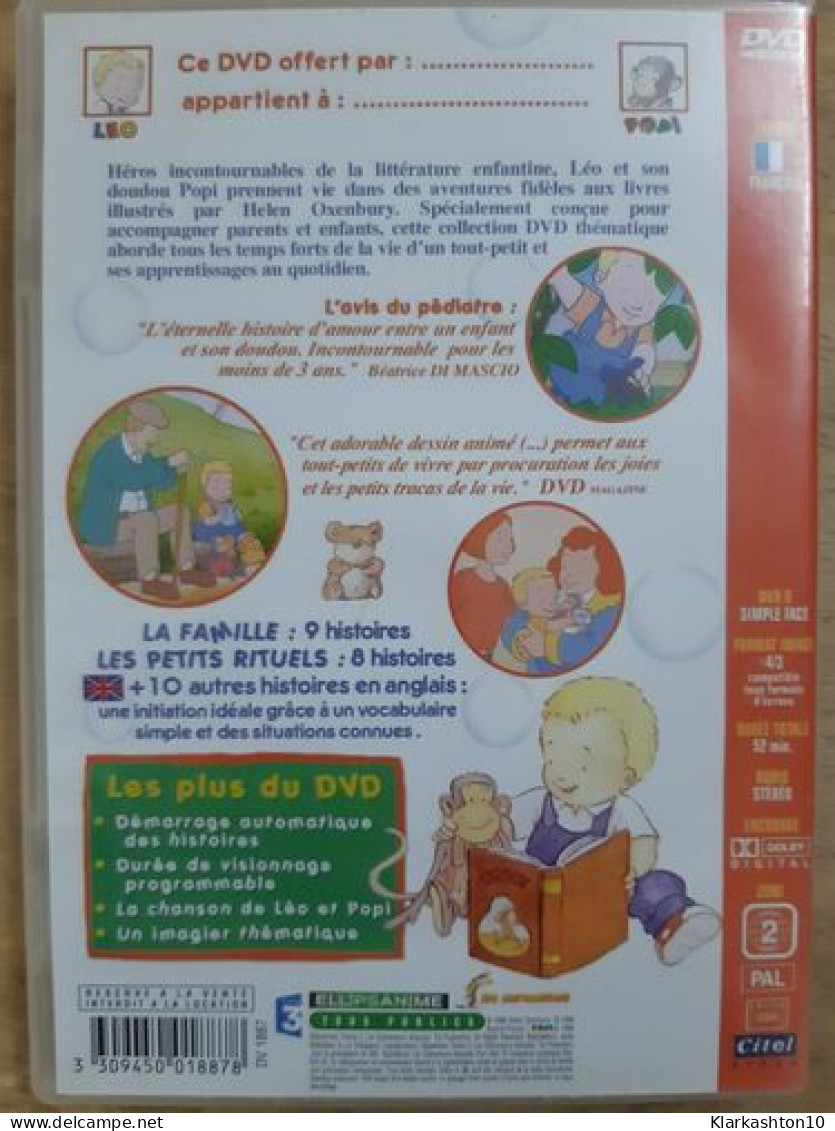 DVD Série Léo Et Popi - La Famille - Les Petits Rituels - Altri & Non Classificati