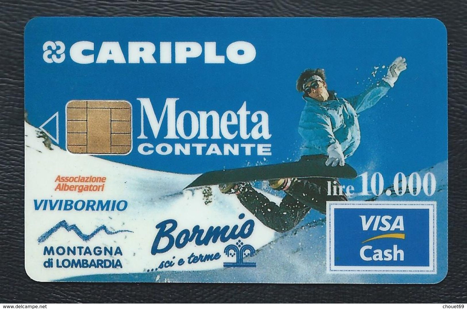 VISA CASH MONETA CARIPLO Bormis Associazione Albergatori Vivibormio CB MONEO Visacash - Carte Di Credito (scadenza Min. 10 Anni)