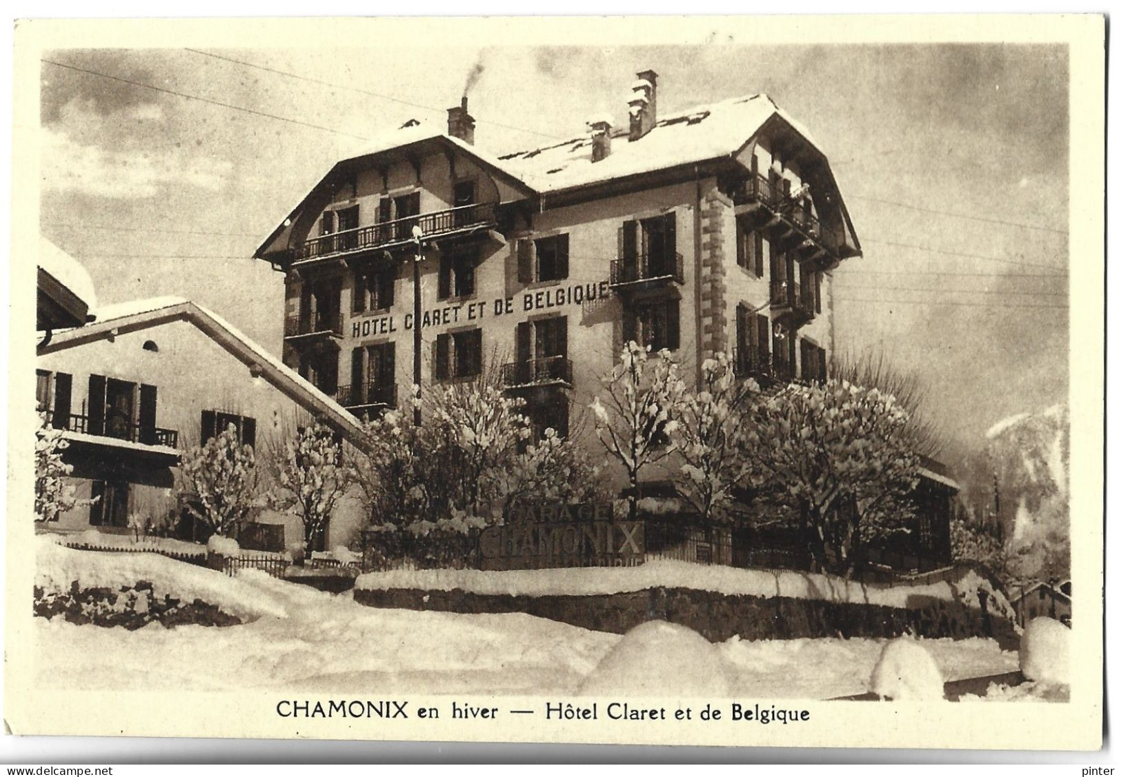 CHAMONIX En Hiver - Hôtel Claret Et De Belgique - Chamonix-Mont-Blanc