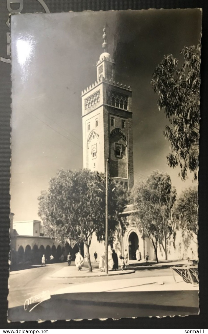 CPSM CASABLANCA (Maroc) Minaret De La Mosquée De La Nouvelle Médina - Casablanca