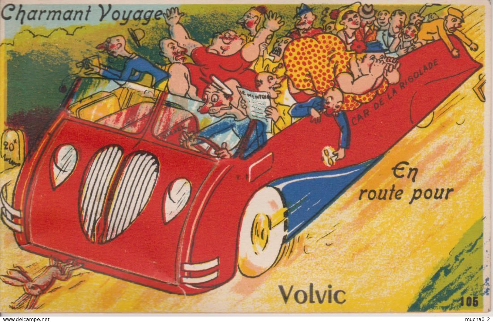 63 - VOLVIC - CARTE A SYSTEME - Volvic