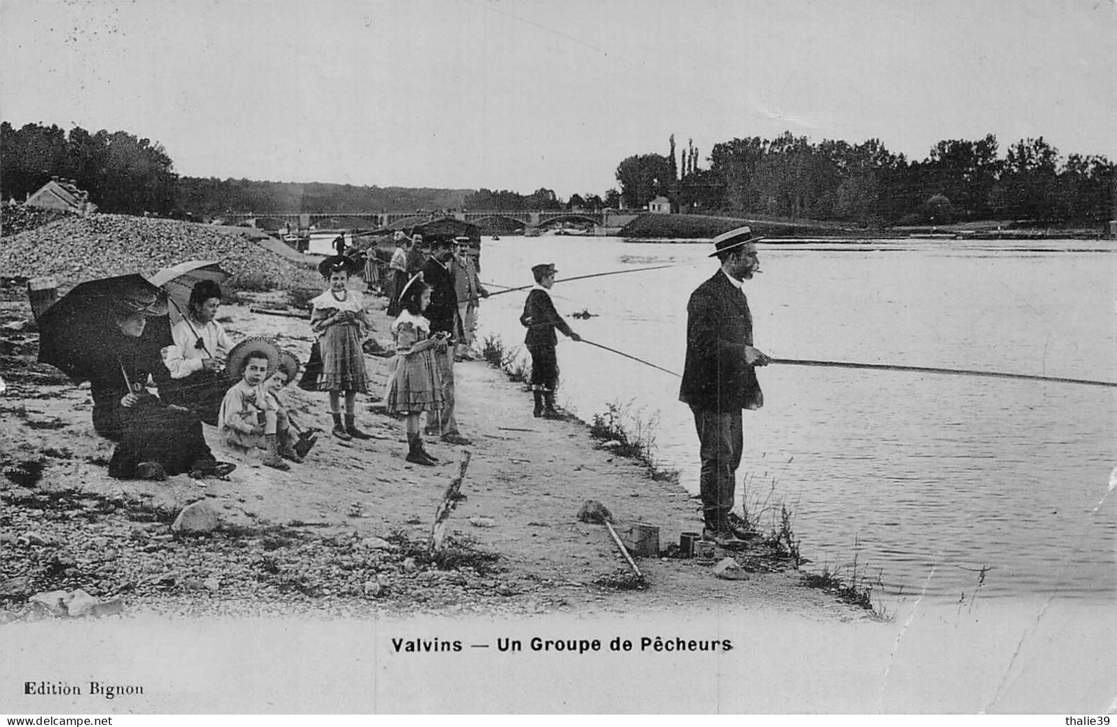 Avon Valvins Pêcheurs Pêche Canton Fontainebleau - Avon