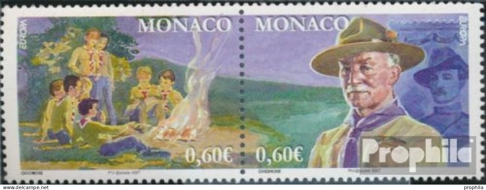 Monaco 2853-2854 Paar (kompl.Ausg.) Postfrisch 2007 Europa: Pfadfinder - Nuevos