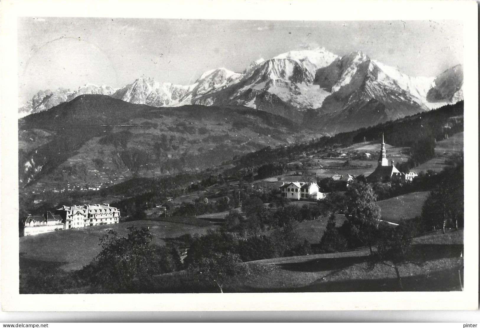 COMBLOUX Et Le Mont Blanc - Combloux