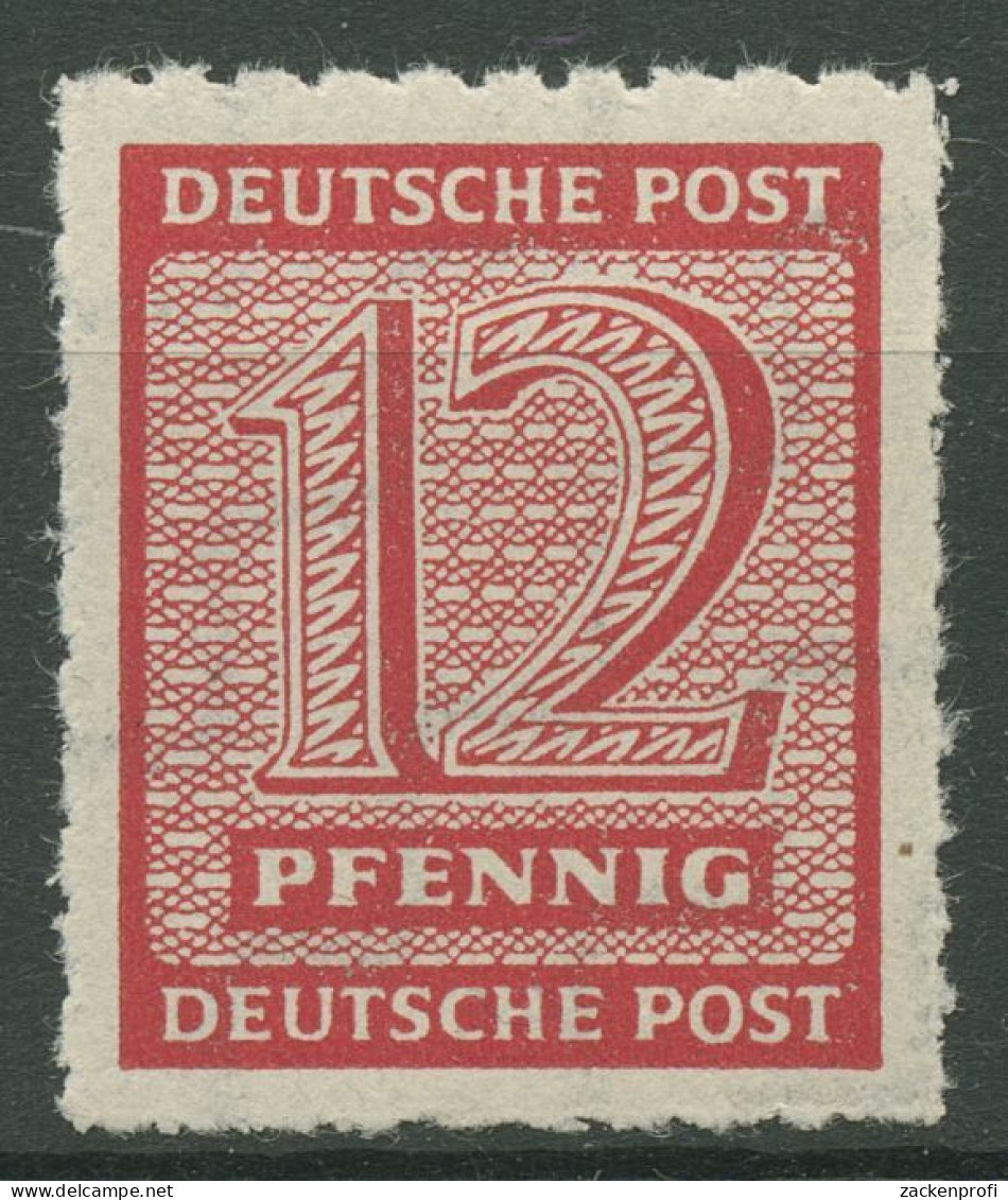 SBZ West-Sachsen 1945 Postmeistertrennung 119 C X Postfrisch Geprüft - Sonstige & Ohne Zuordnung