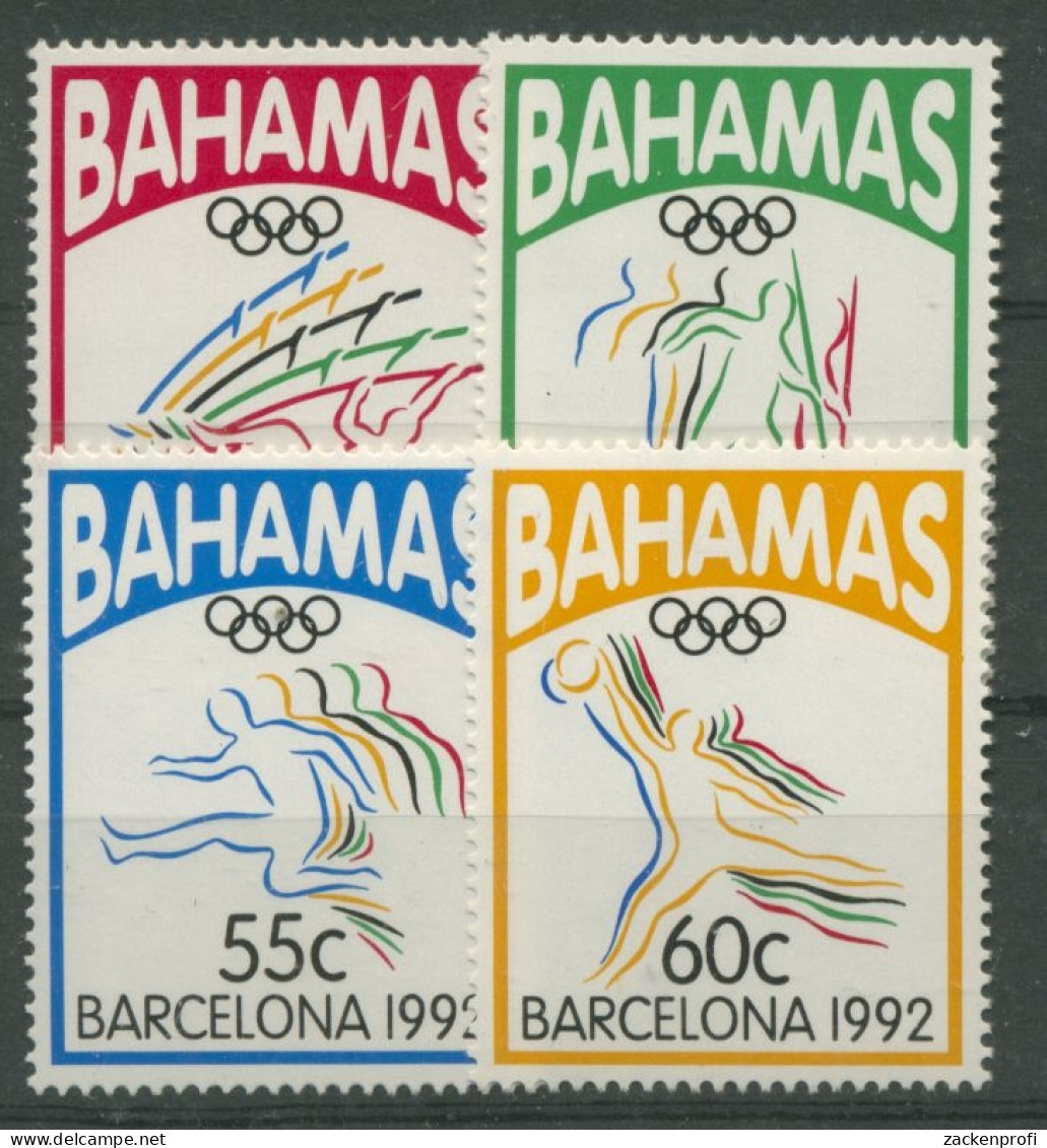 Bahamas 1992 Olympia Sommerspiele Barcelona 783/86 Postfrisch - Bahamas (1973-...)