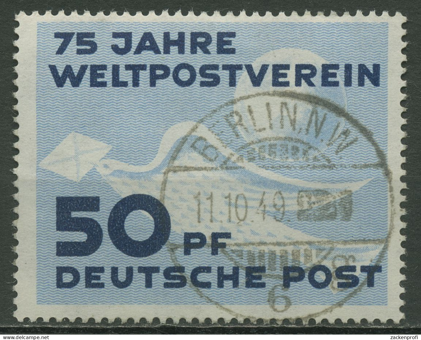 DDR 1949 75 Jahre Weltpostverein UPU 242 Mit TOP-Stempel - Gebraucht