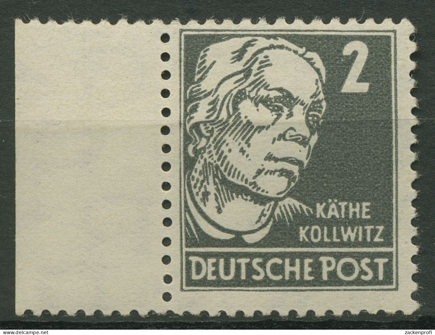 DDR 1952/53 Persönlichkeiten Wasserzeichen XII, 327 Za XII Postfrisch Geprüft - Unused Stamps