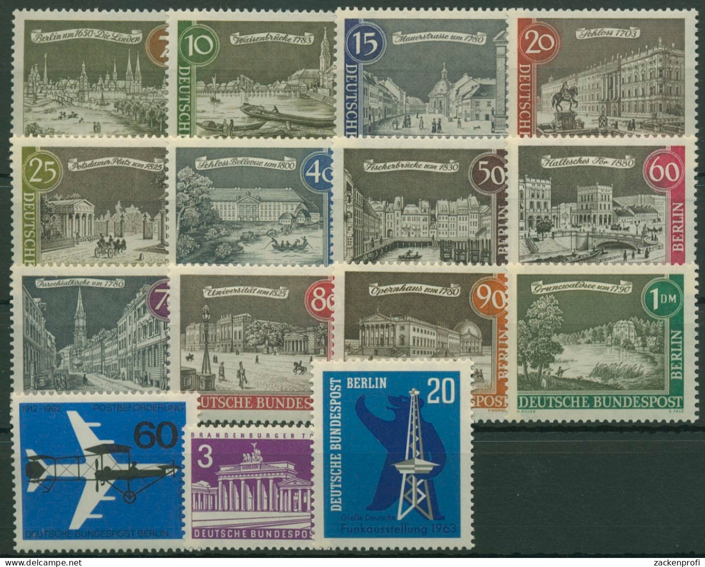 Berlin Jahrgang 1962/63 Komplett Postfrisch (G6480) - Unused Stamps