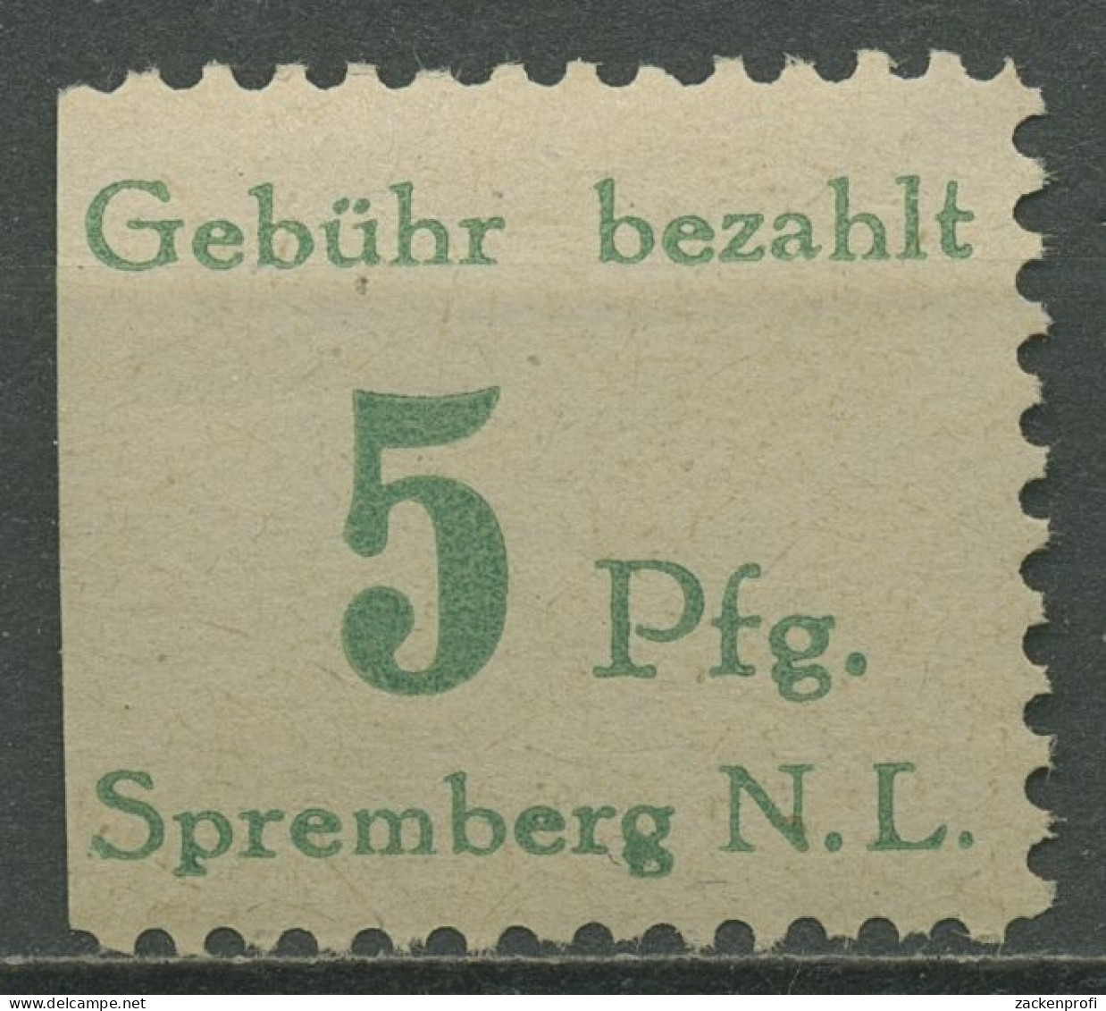 Spremberg (Niederlausitz) 1945 Freimarke 3 Postfrisch - Sonstige & Ohne Zuordnung
