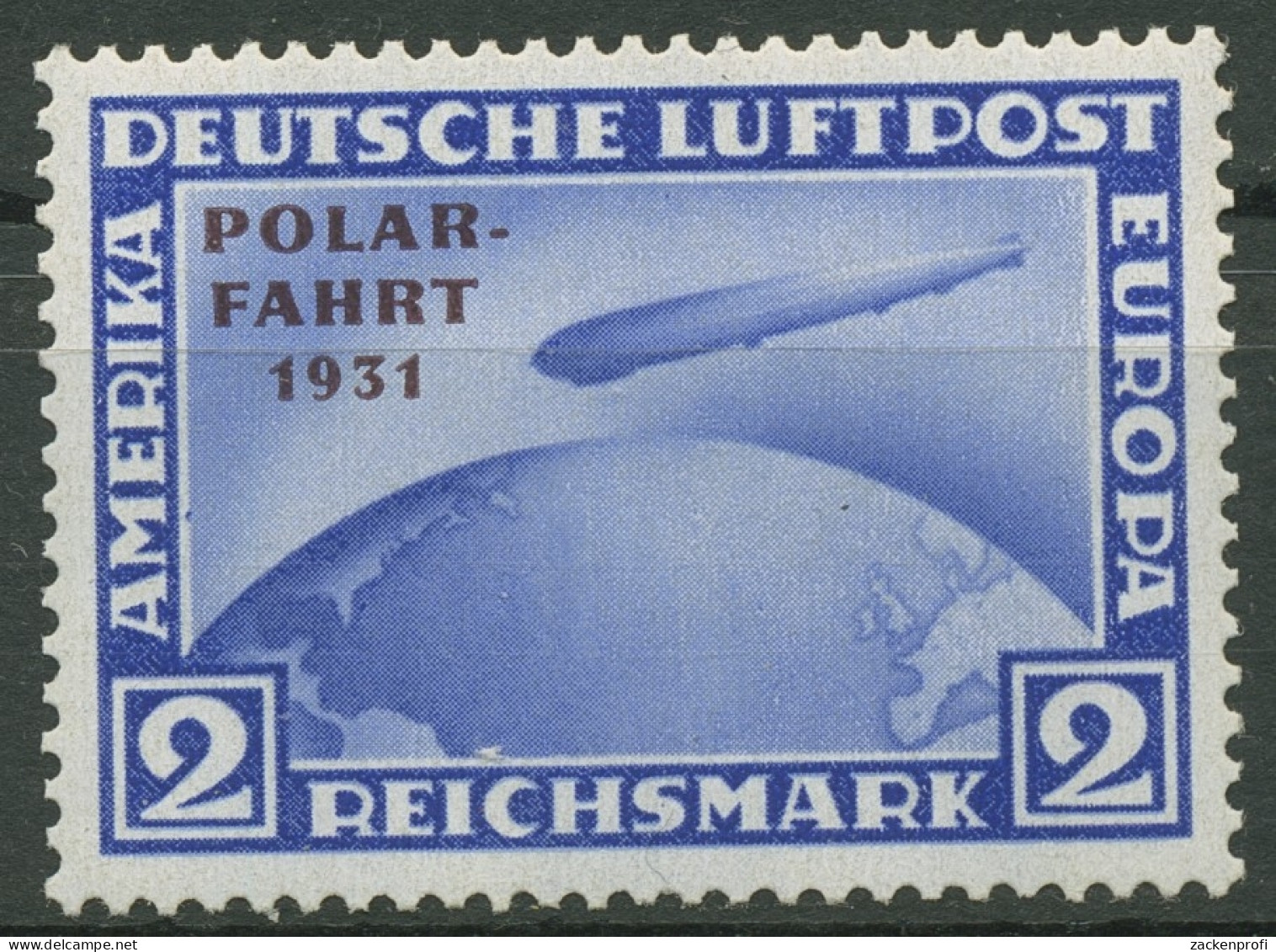 Deutsches Reich 1931 Zeppelin Polarfahrt 457 Postfrisch - Unused Stamps