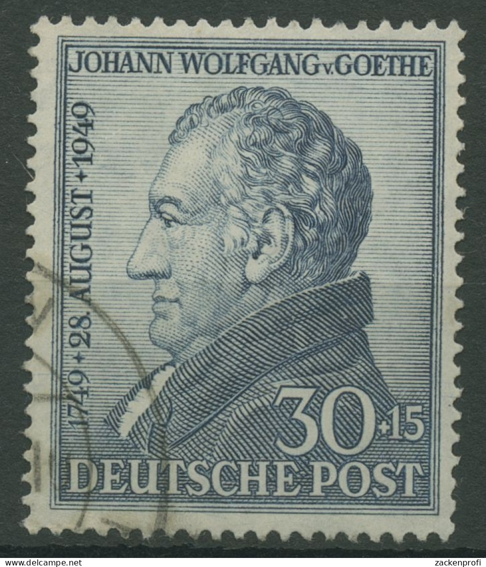 Bizone 1949 200. Geb. Joh. W. Von Goethe 110 Gestempelt (R19553) - Autres & Non Classés