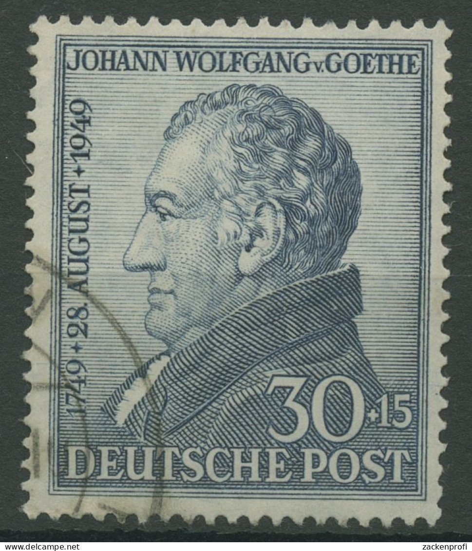 Bizone 1949 200. Geb. Joh. W. Von Goethe 110 Gestempelt (R19553) - Sonstige & Ohne Zuordnung