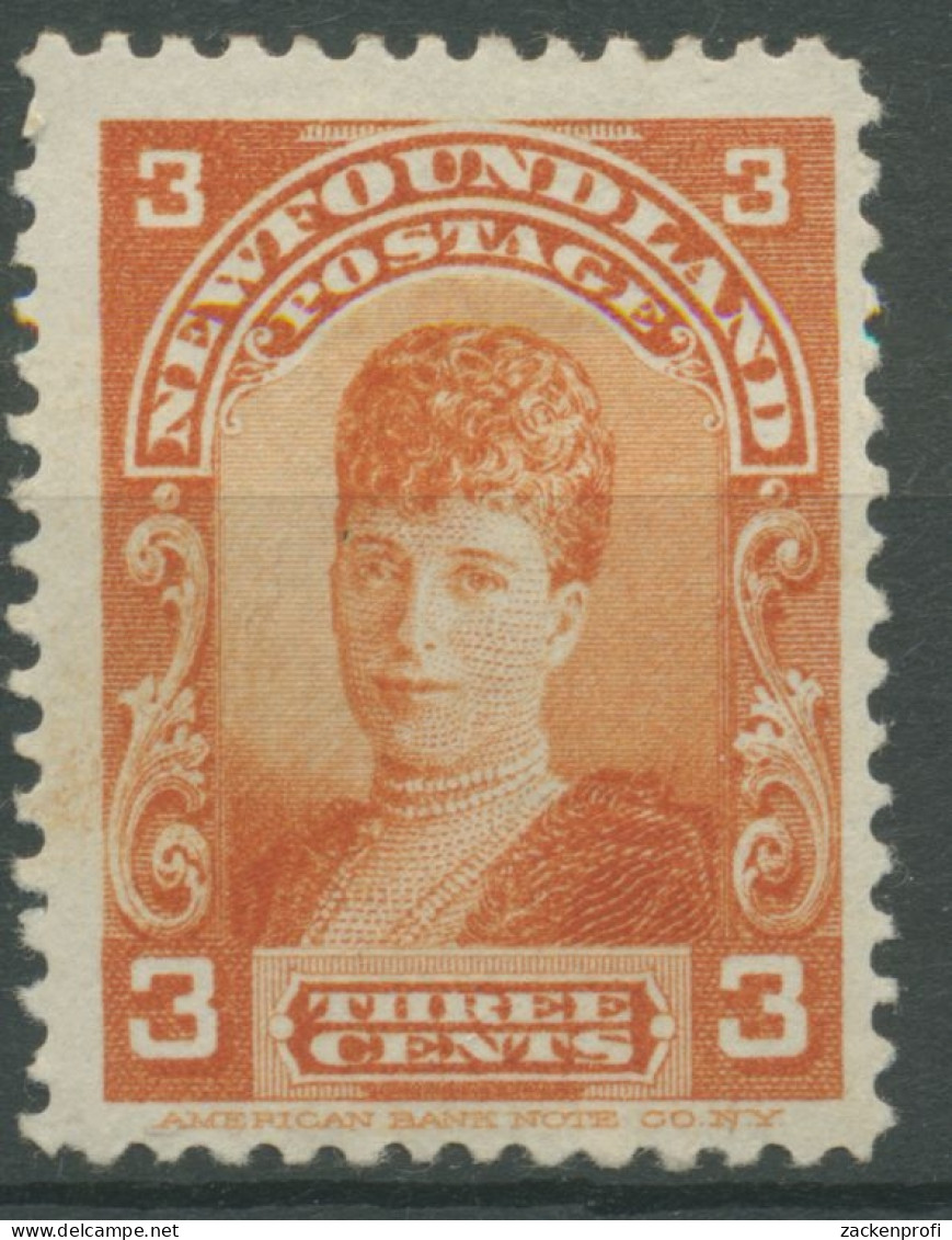 Neufundland 1897 Prinzessin Alexandra 64 A Mit Falz - 1865-1902