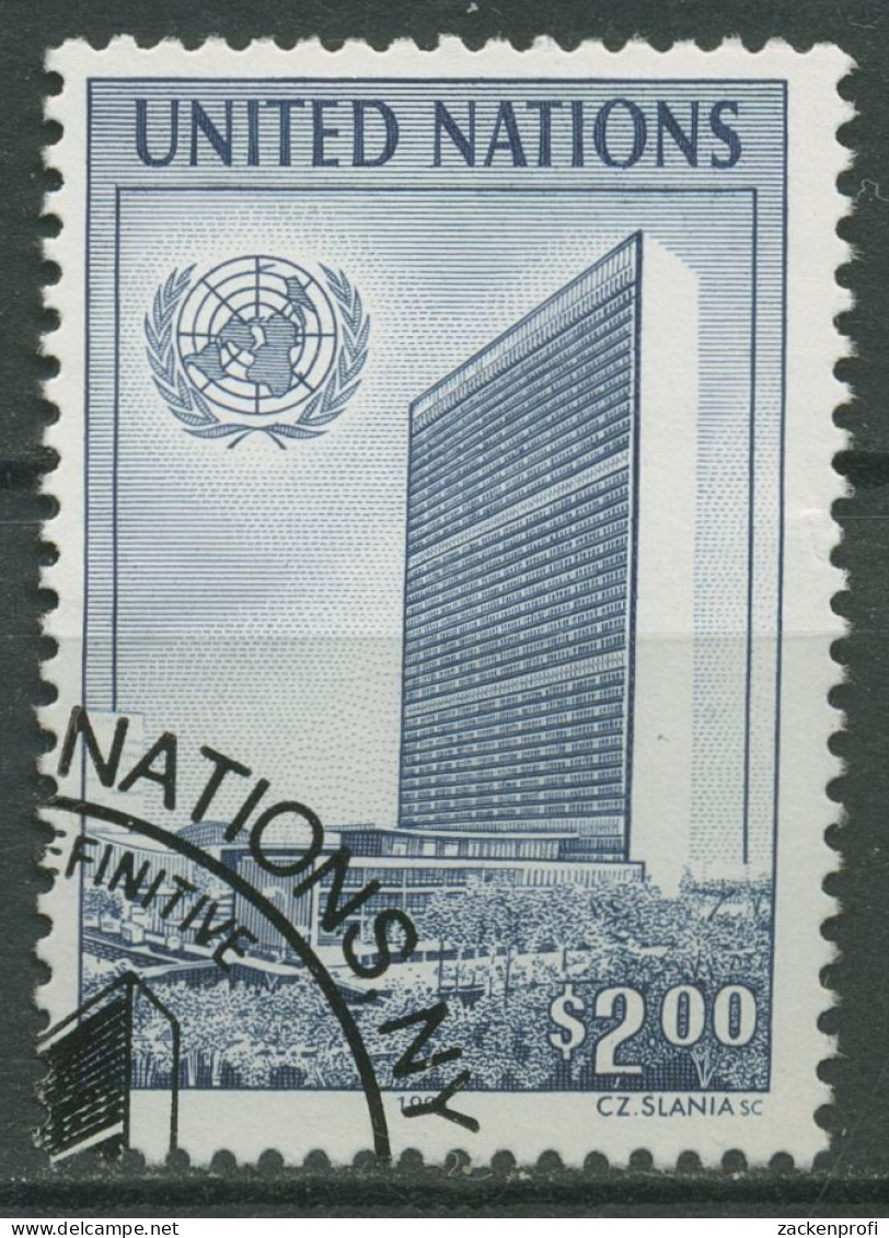 UNO New York 1991 UNO-Hauptquartier New York 614 Gestempelt - Usati
