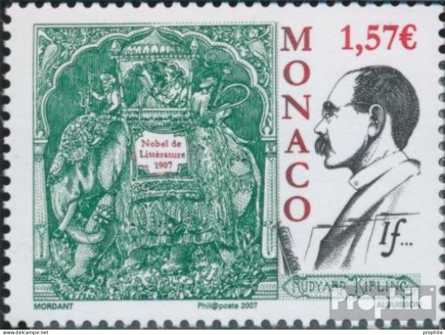 Monaco 2832 (kompl.Ausg.) Postfrisch 2006 Nobelpreis - Unused Stamps