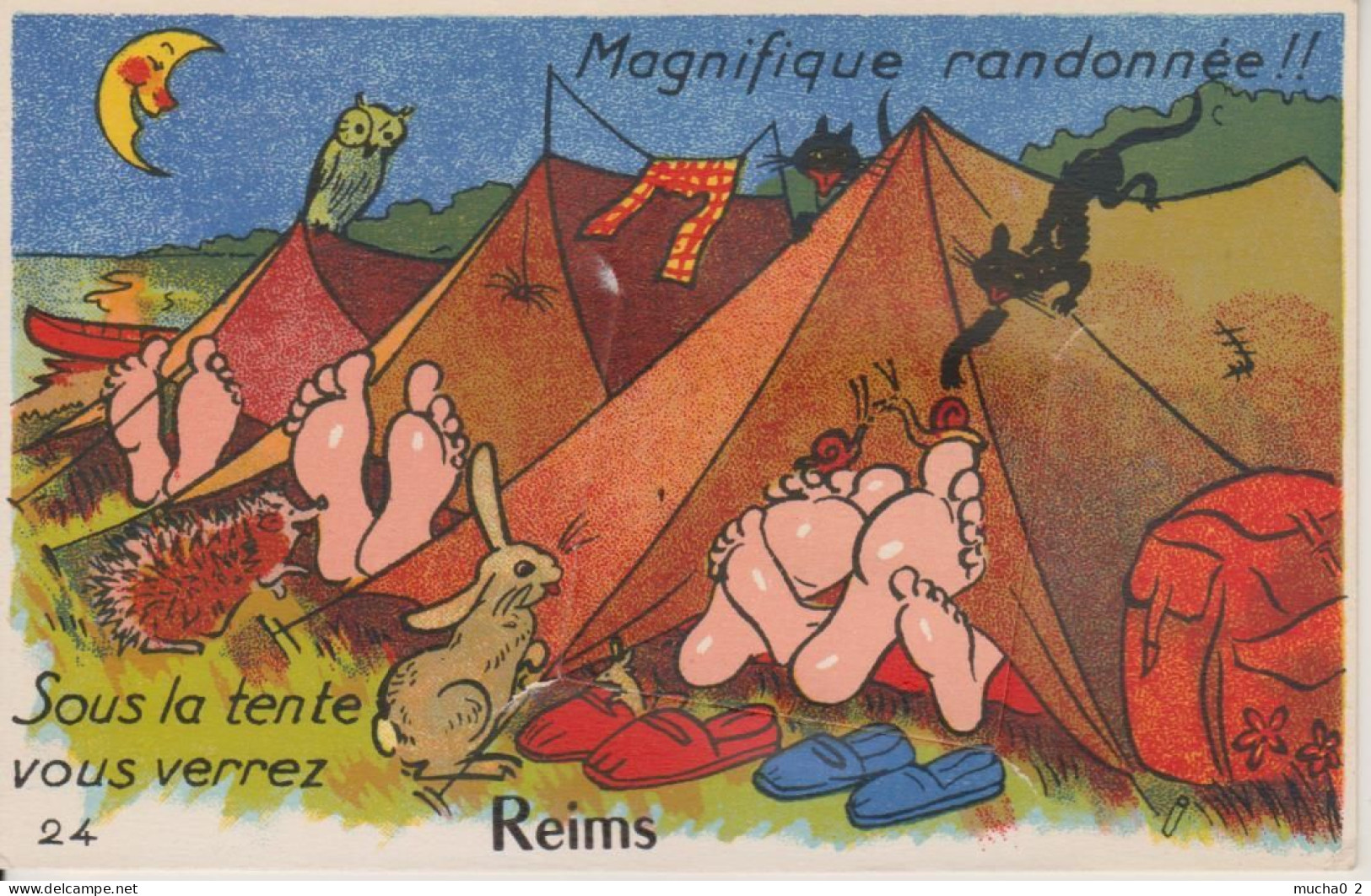 51 - REIMS - CARTE A SYSTEME - Reims