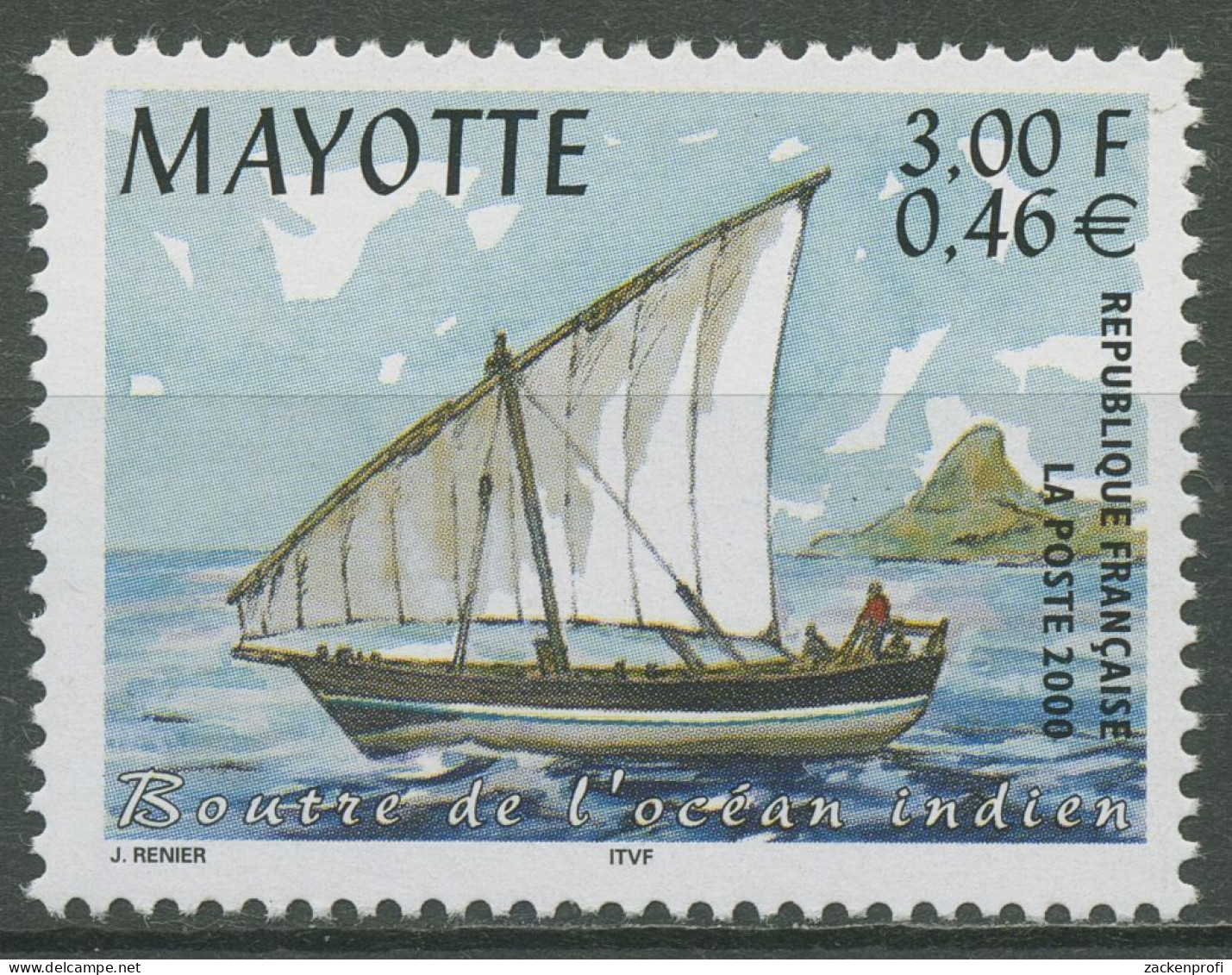 Mayotte 2000 Boutre Fischerboot 79 Postfrisch - Nuovi