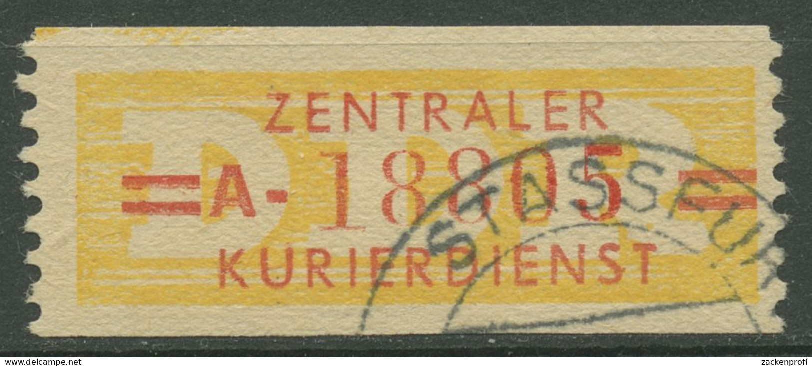 DDR 1958 Wertstreifen Für Den ZKD 17 A Gestempelt - Autres & Non Classés