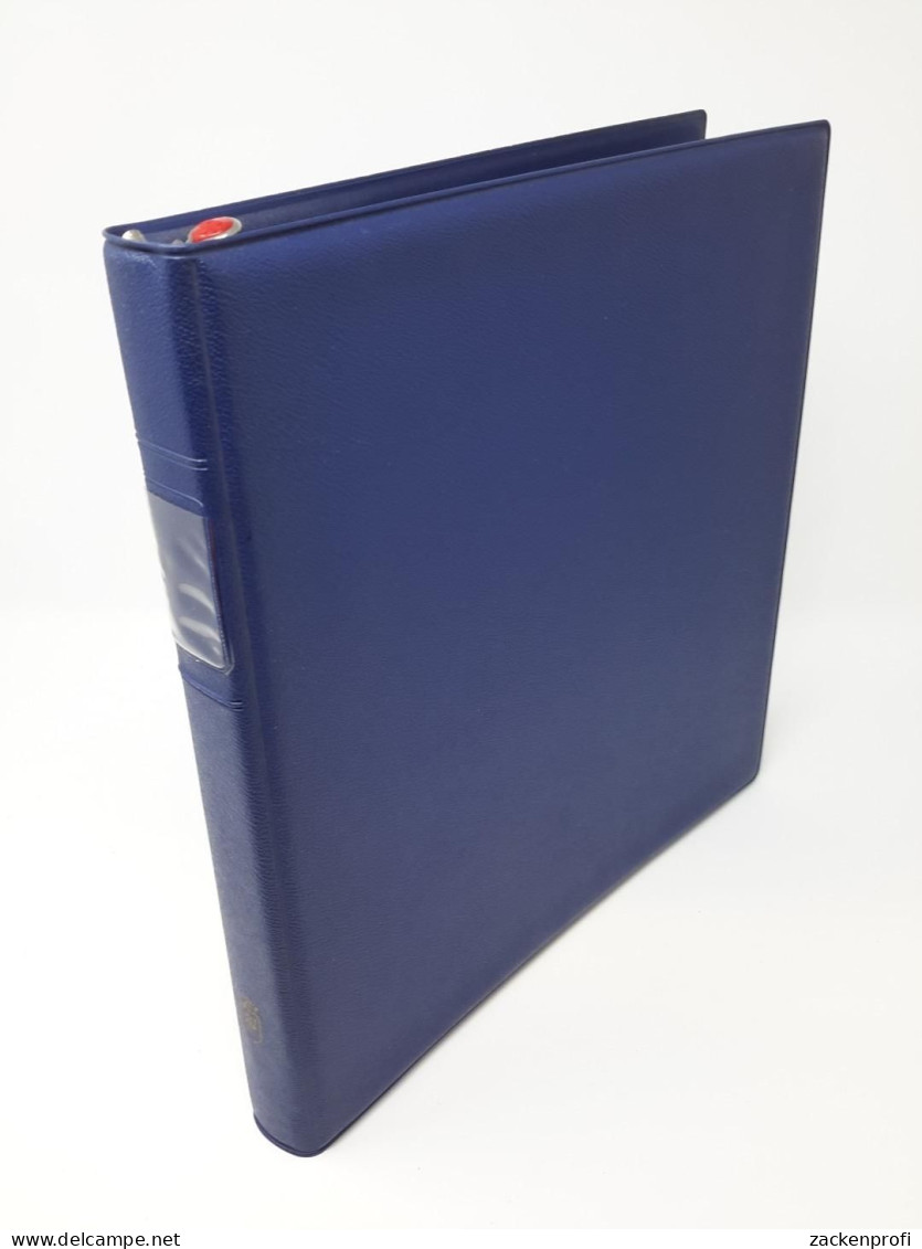 LINDNER Ringbinder (älteres Modell) Ohne Kassette Blau Gebraucht (Z512) - Binders Only