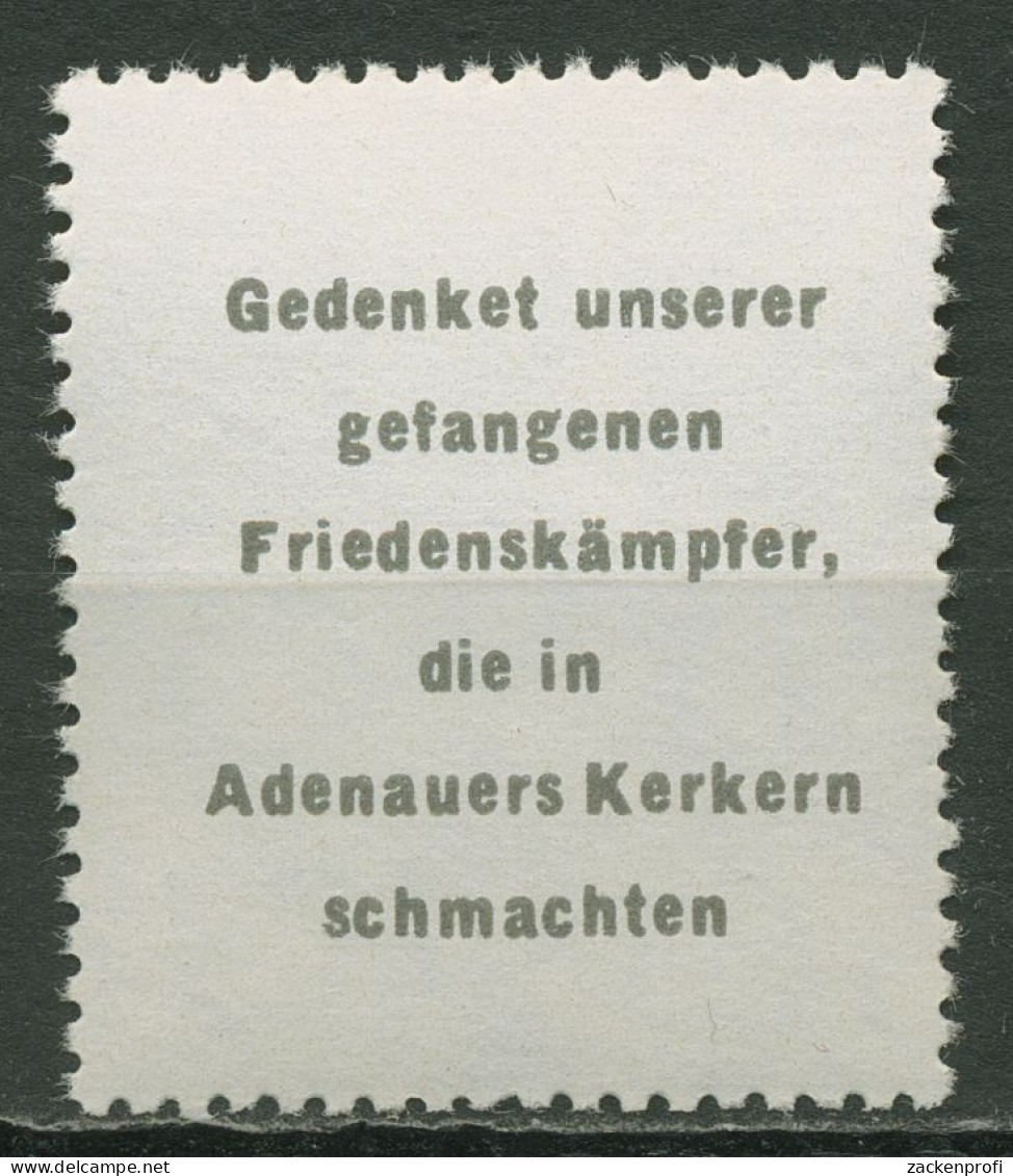 DDR 1953 Sogenannte "ADENAUER-MARKE" Postfrisch - Nuevos