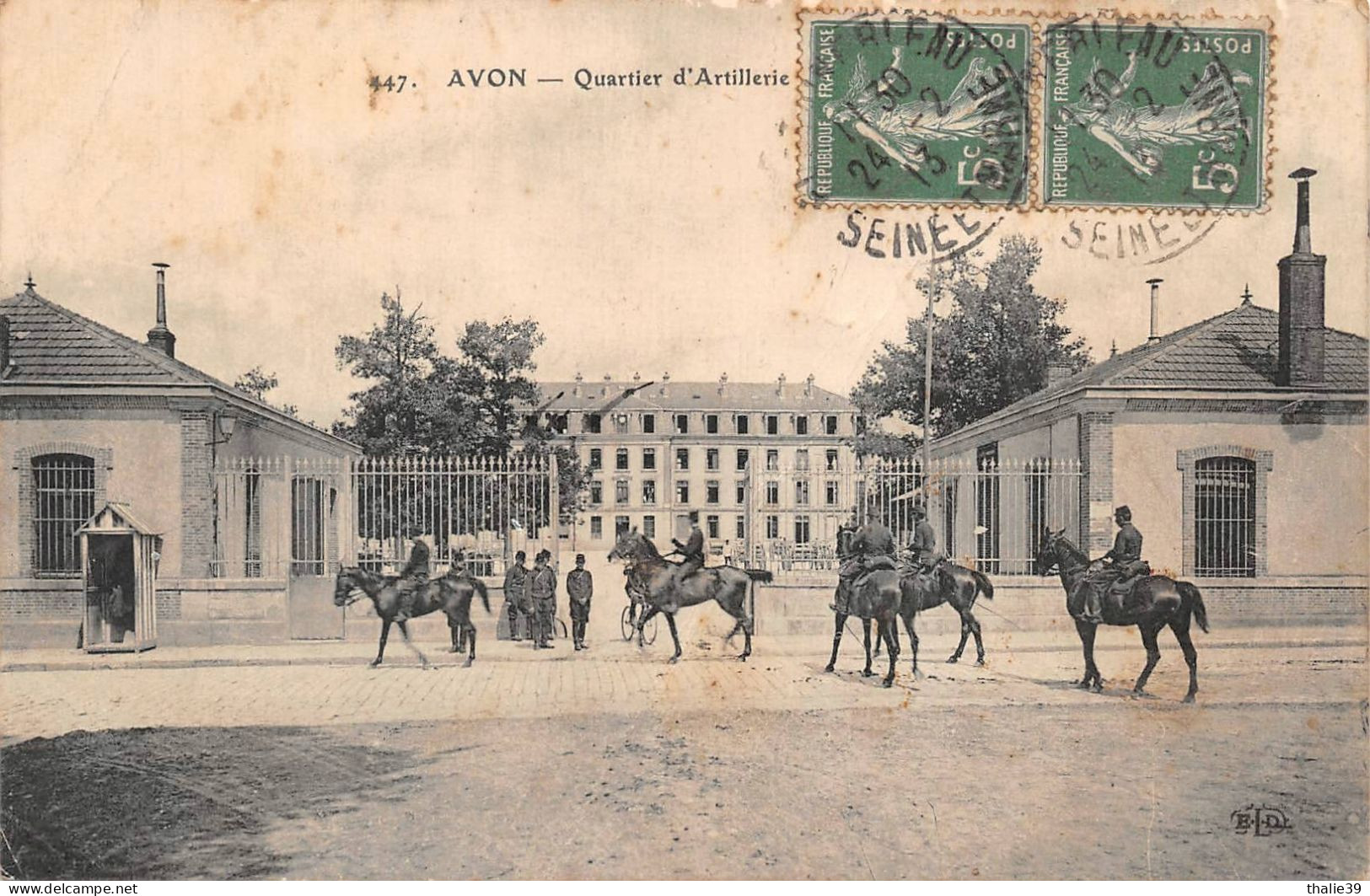 Avon Caserne Chevaux Canton Fontainebleau 447 ELD - Avon